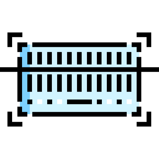 barcode Detailed Straight Lineal color icon