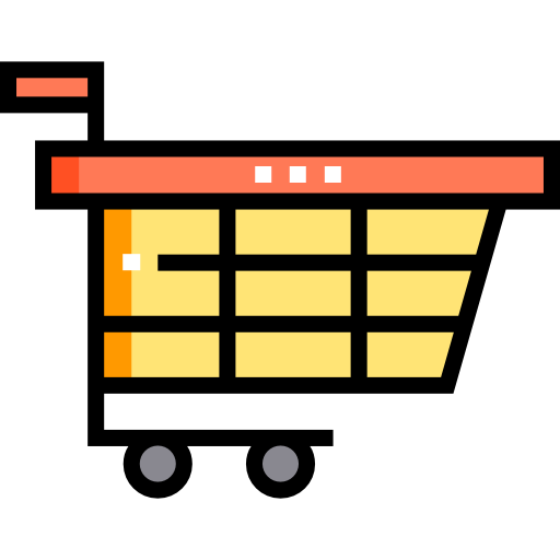 ショッピングカート Detailed Straight Lineal color icon