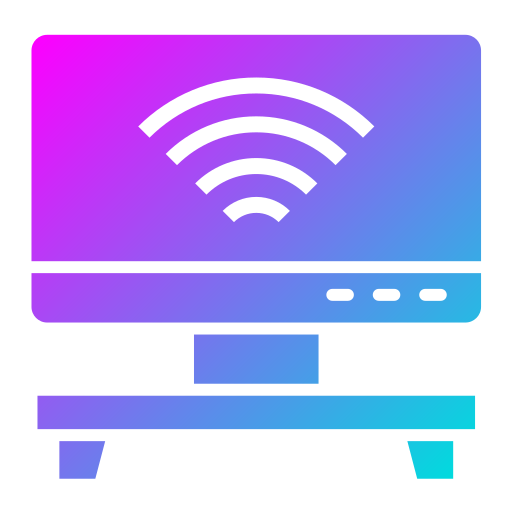 smart tv Generic gradient fill icoon