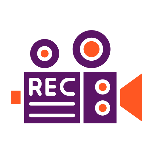 Video recorder Generic color fill icon