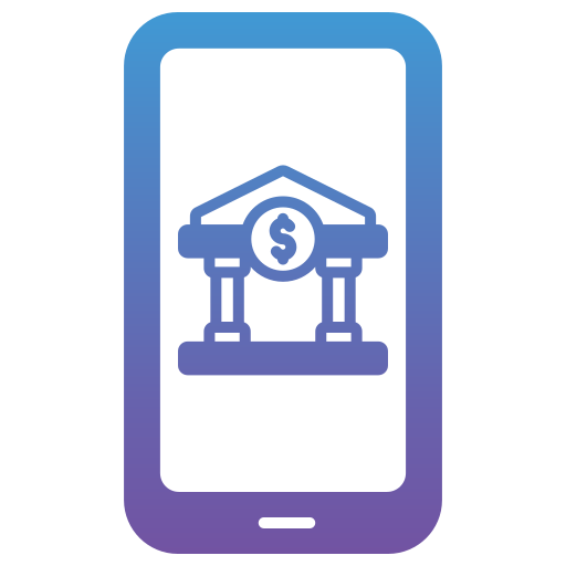 mobile banking Generic gradient fill icon