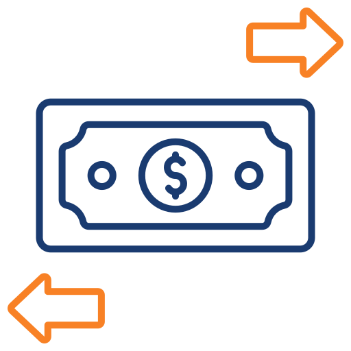 Transaction Generic color outline icon