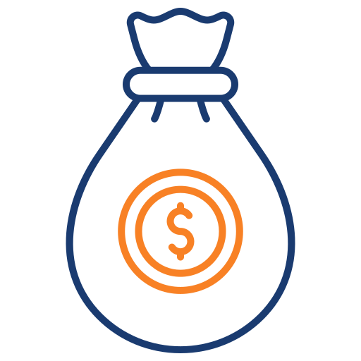 Money bag Generic color outline icon