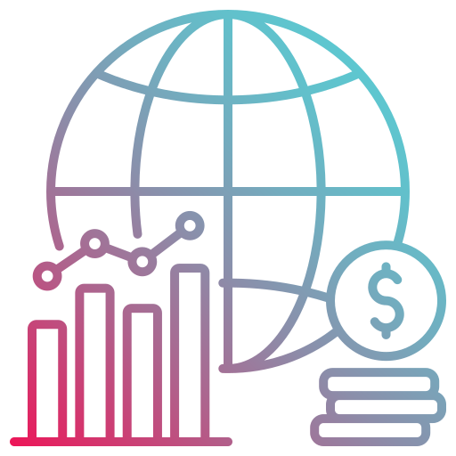 Économie mondiale Generic gradient outline Icône