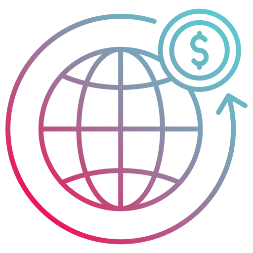 글로벌 경제 Generic gradient outline icon
