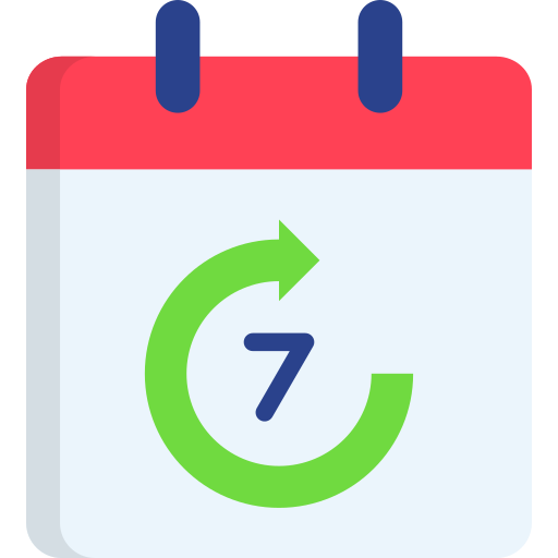 Week Generic color fill icon