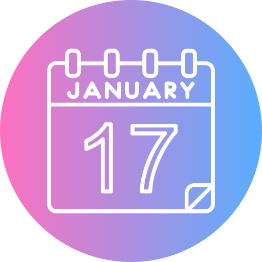 januari Generic gradient fill icoon