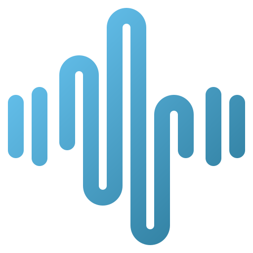 audio Generic gradient outline icono
