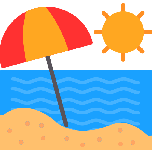 Beach Generic color fill icon