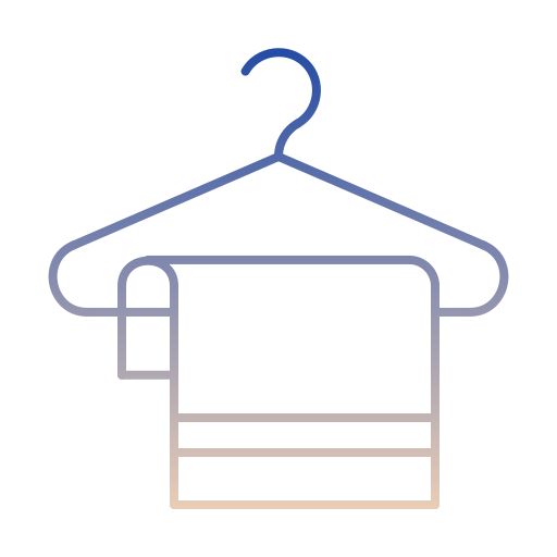 handdoek hanger Generic gradient outline icoon