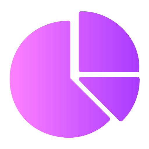 wielkość rynku Generic gradient fill ikona