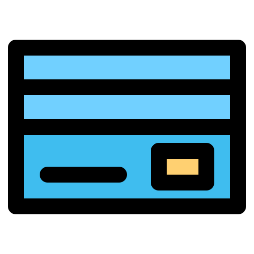 kredietkaart Generic color lineal-color icoon