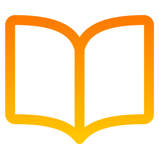 Open book Generic gradient outline icon