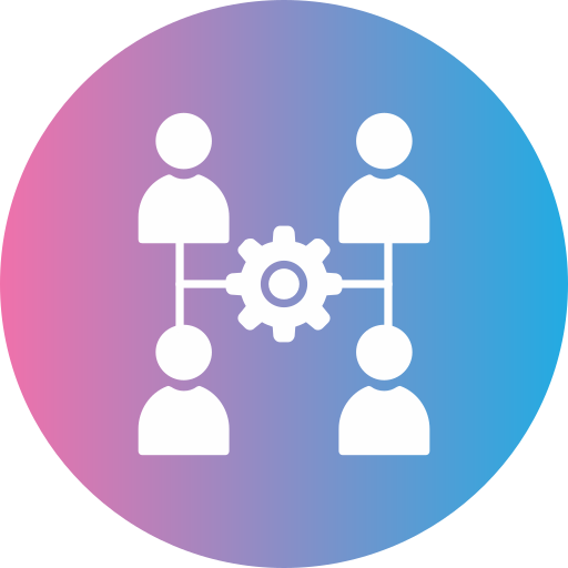 Team management Generic gradient fill icon