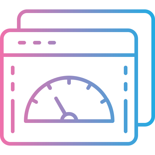 Web optimization Generic gradient outline icon