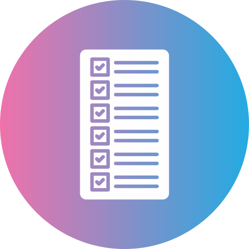 Checklist Generic gradient fill icon