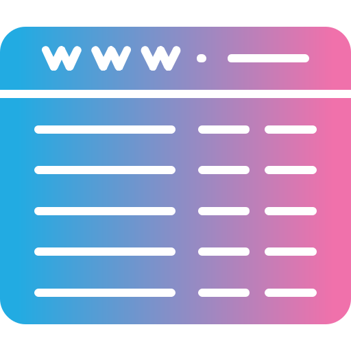 programmation web Generic gradient fill Icône