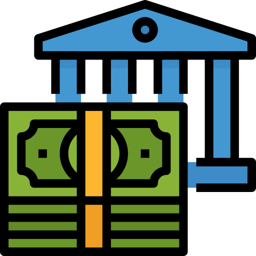 bancario Aphiradee (monkik) Lineal Color icono