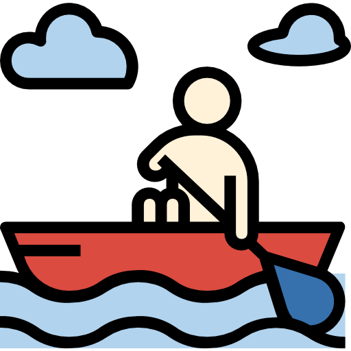 Canoe dDara Lineal Color icon