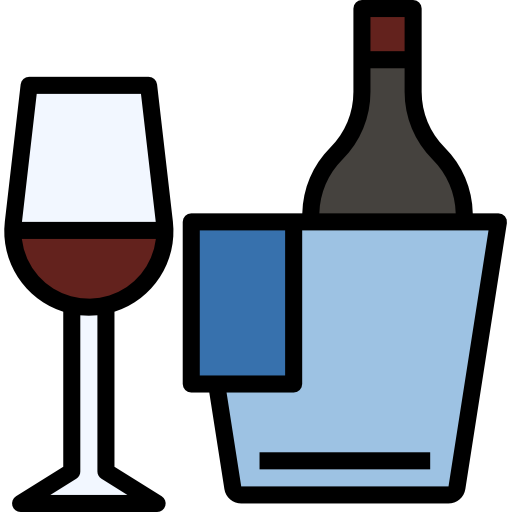 wino dDara Lineal Color ikona