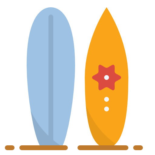 surfbrett dDara Flat icon