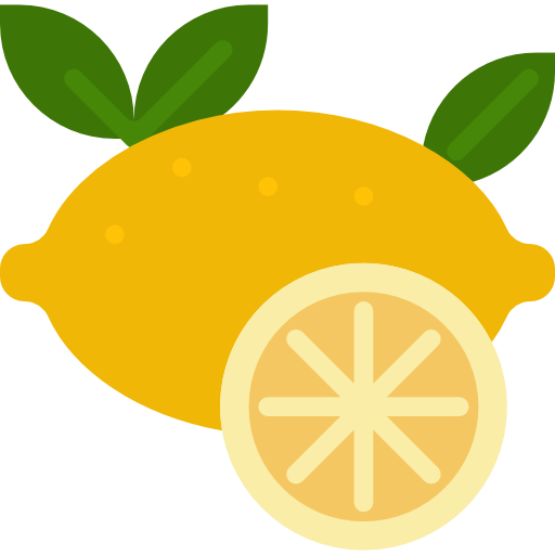 citron dDara Flat Icône
