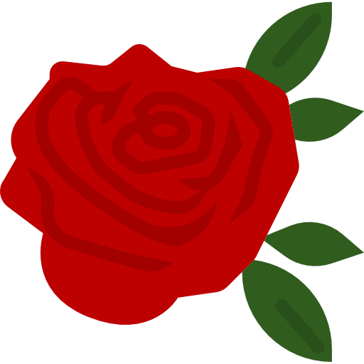 rosa dDara Flat icona
