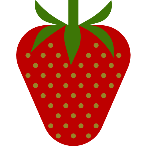 fraise dDara Flat Icône