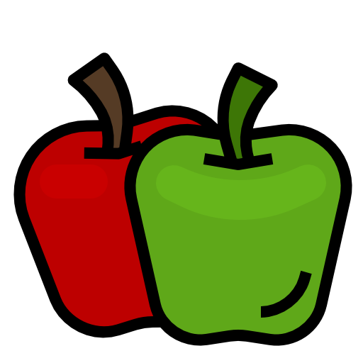 사과 dDara Lineal Color icon