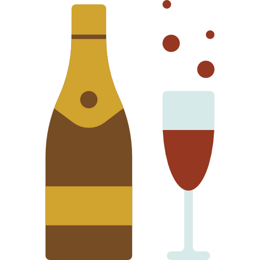 champagner dDara Flat icon