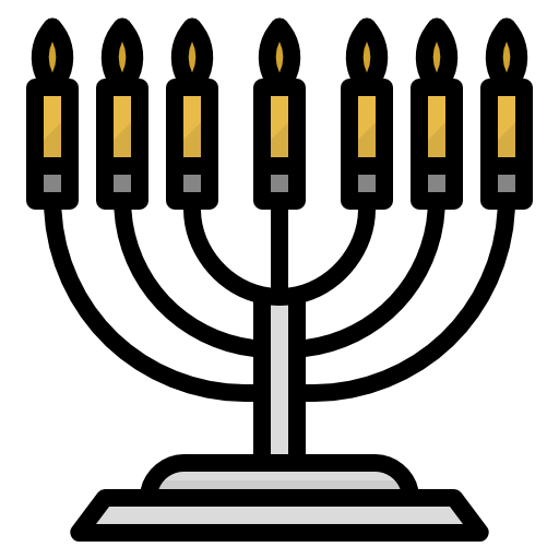 Candlestick dDara Lineal Color icon