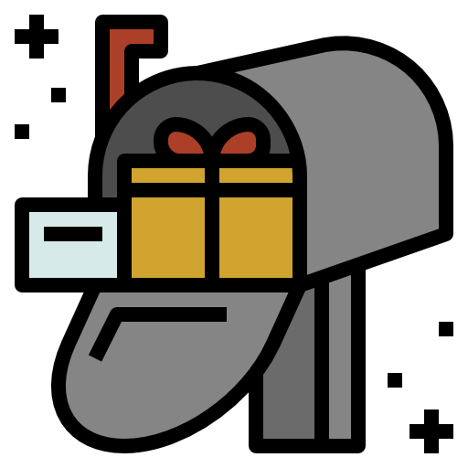 Mailbox dDara Lineal Color icon