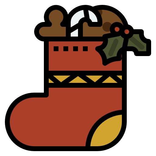 クリスマスソックス dDara Lineal Color icon