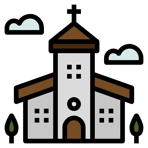 Церковь dDara Lineal Color иконка