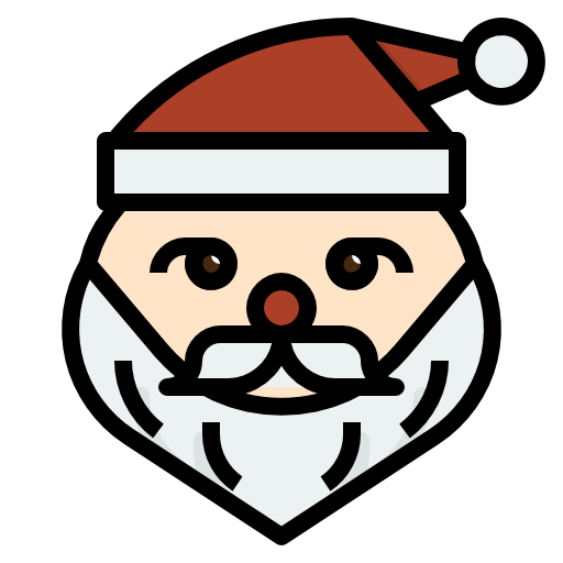 weihnachtsmann dDara Lineal Color icon