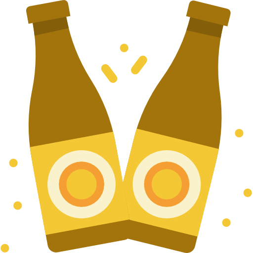 botellas dDara Flat icono