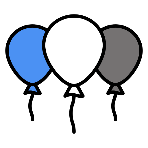 des ballons Generic color lineal-color Icône