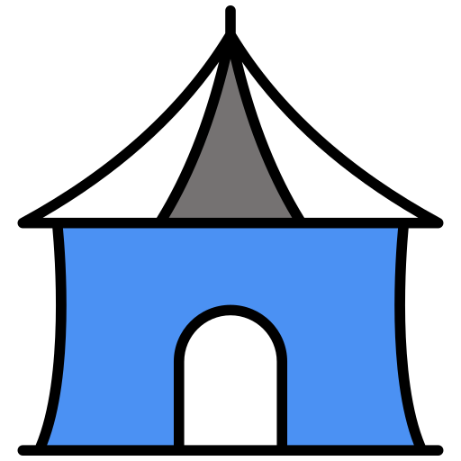 chapiteau de cirque Generic color lineal-color Icône
