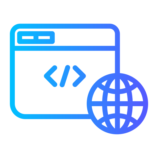 Światowa sieć Generic gradient outline ikona