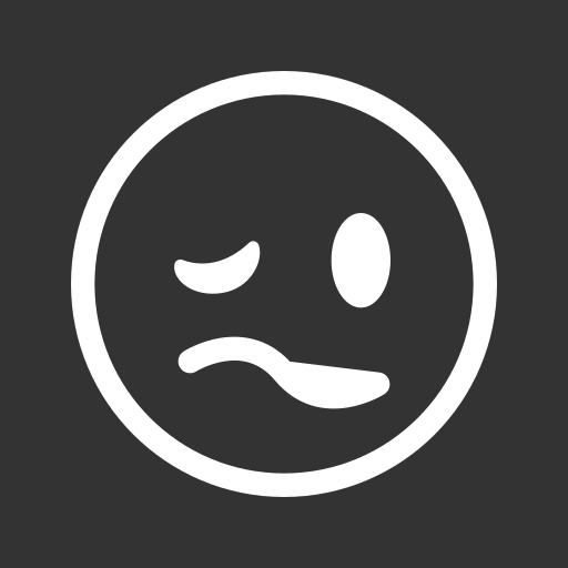 Emoji Generic black fill icon