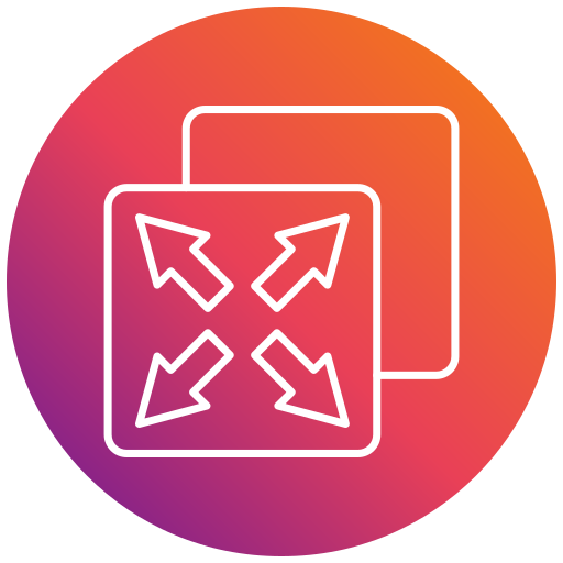 maximizar Generic gradient fill icono