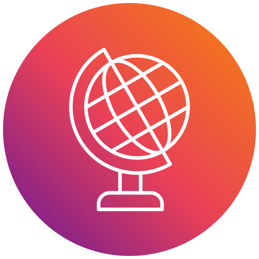 Geography Generic gradient fill icon