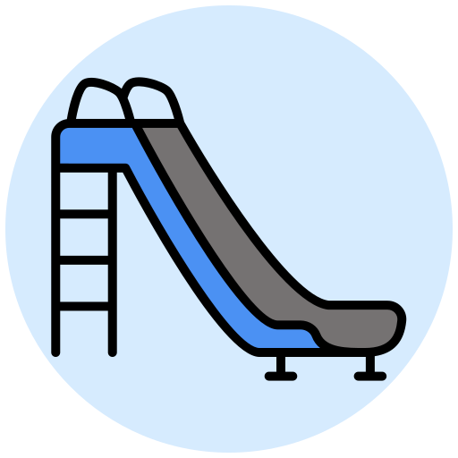 滑り台 Generic color lineal-color icon