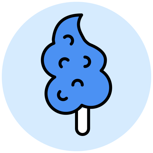 Cotton candy Generic color lineal-color icon