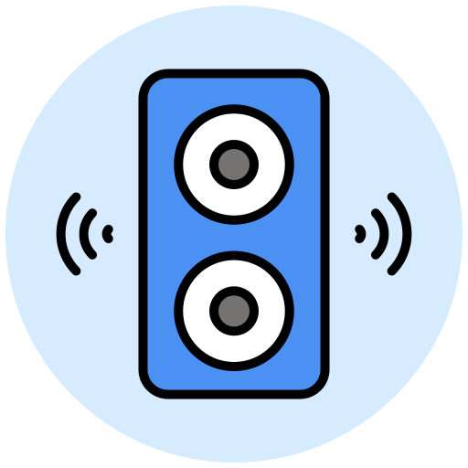 Speakers Generic color lineal-color icon