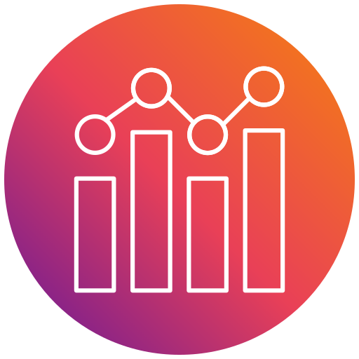 Income graph Generic gradient fill icon