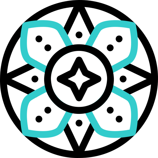 Mandala Basic Accent Outline icon