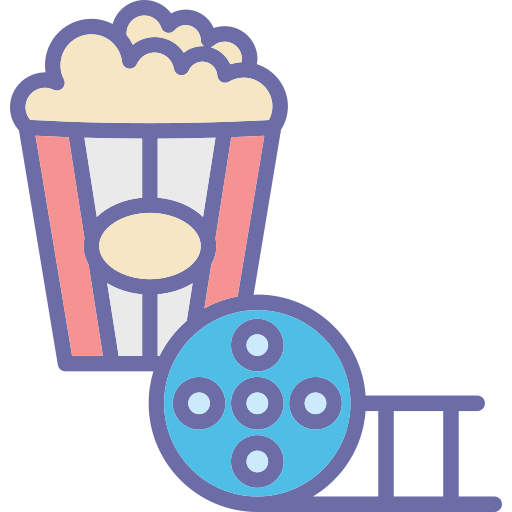 Cinema menu Generic color lineal-color icon