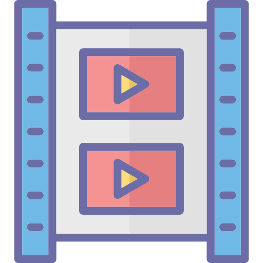 Movie frame Generic color lineal-color icon