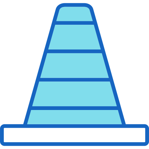 Traffic cone Generic color lineal-color icon